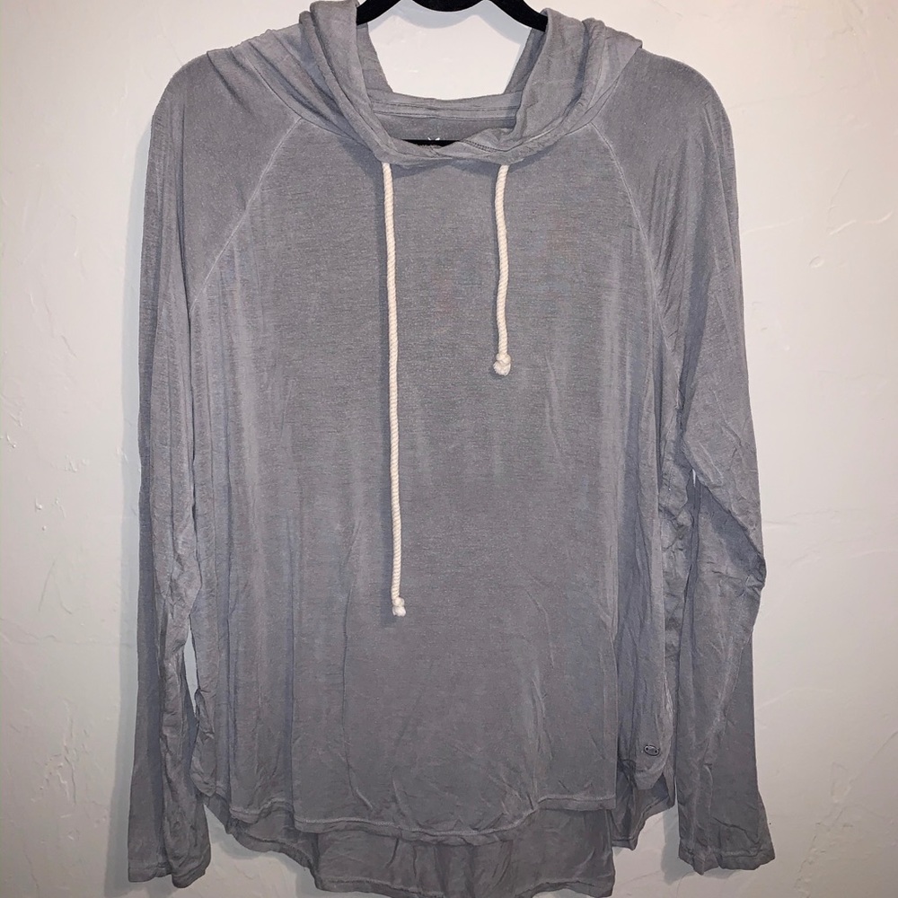 Aerie hooded shirt